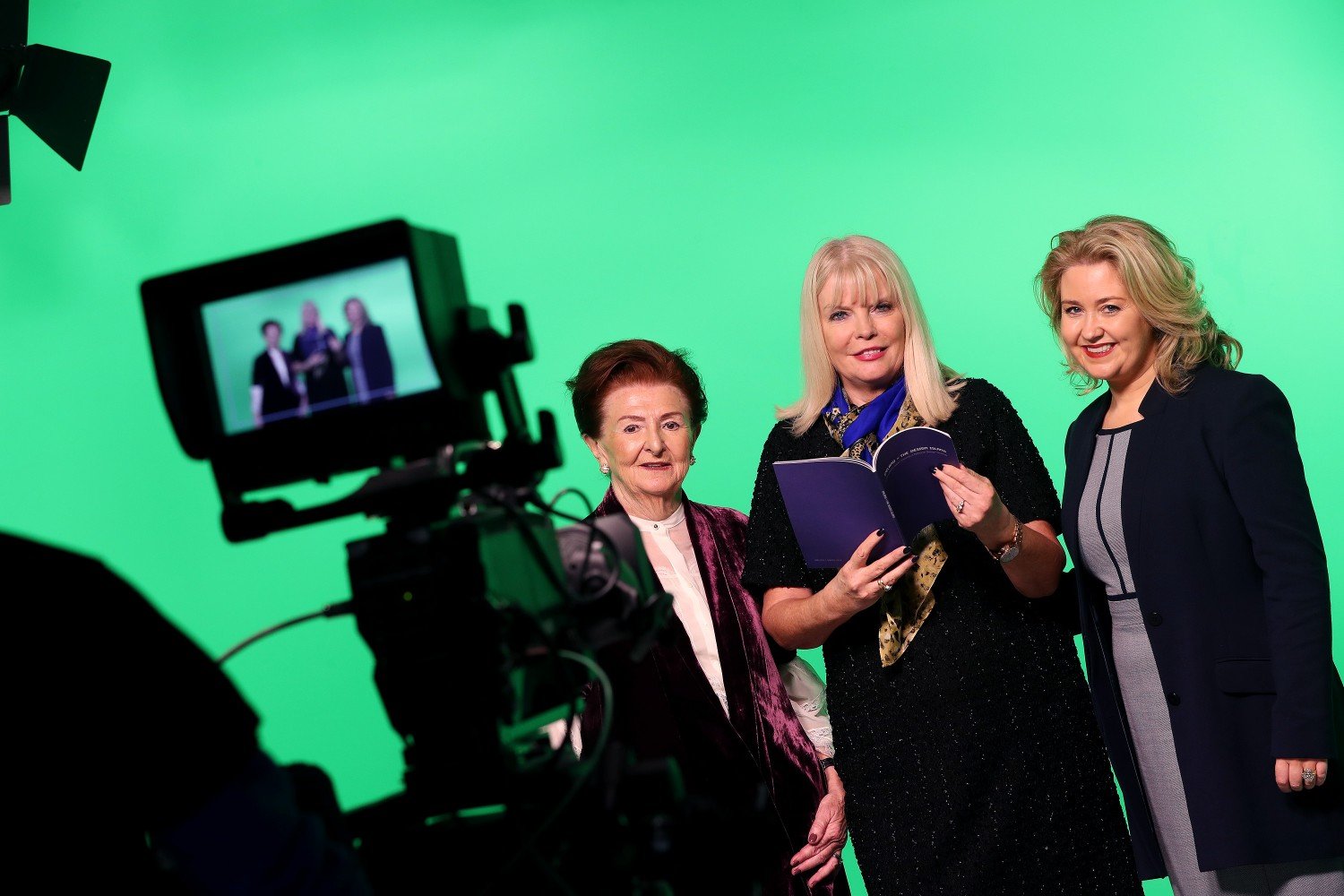 Breege O'Donoghue (Chair, DCCoI), Minister for Jobs, Enterprise and Innovation, Mary Mitchell O’Connor and Karen Hennessy (CEO, DCCoI)