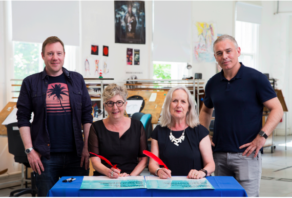 Robert Cullen, Dr. Angela Stukator, Dr. Annie Doona and John Rice