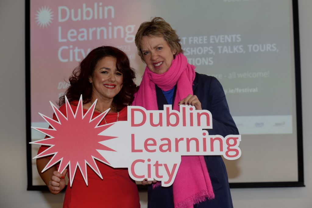 Denise McMorrow, Co-Chair of Dublin Learning City & Ivana Bacik TD.